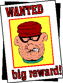 [Wanted Poster Cartoon]