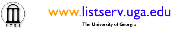 SAS-L LISTSERV at the University of Georgia LOGO